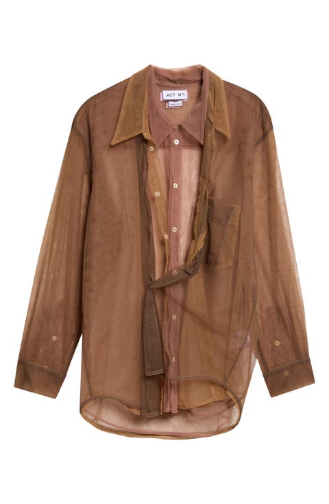 Twist Tulle Triple Shirt