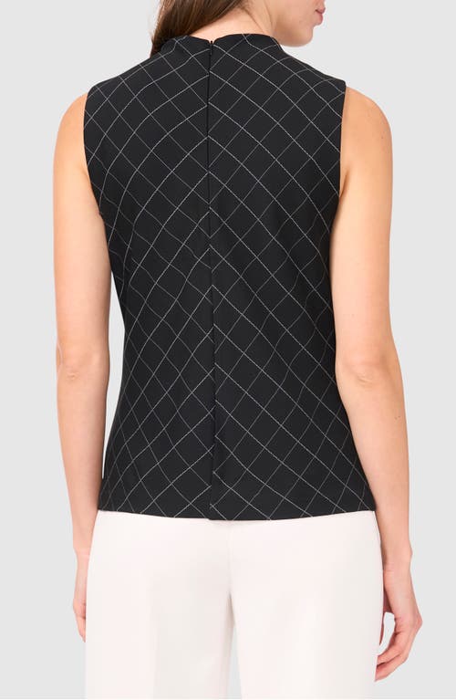 Halogenr Halogen(r) Diamond Print Funnel Neck Ponte Shell