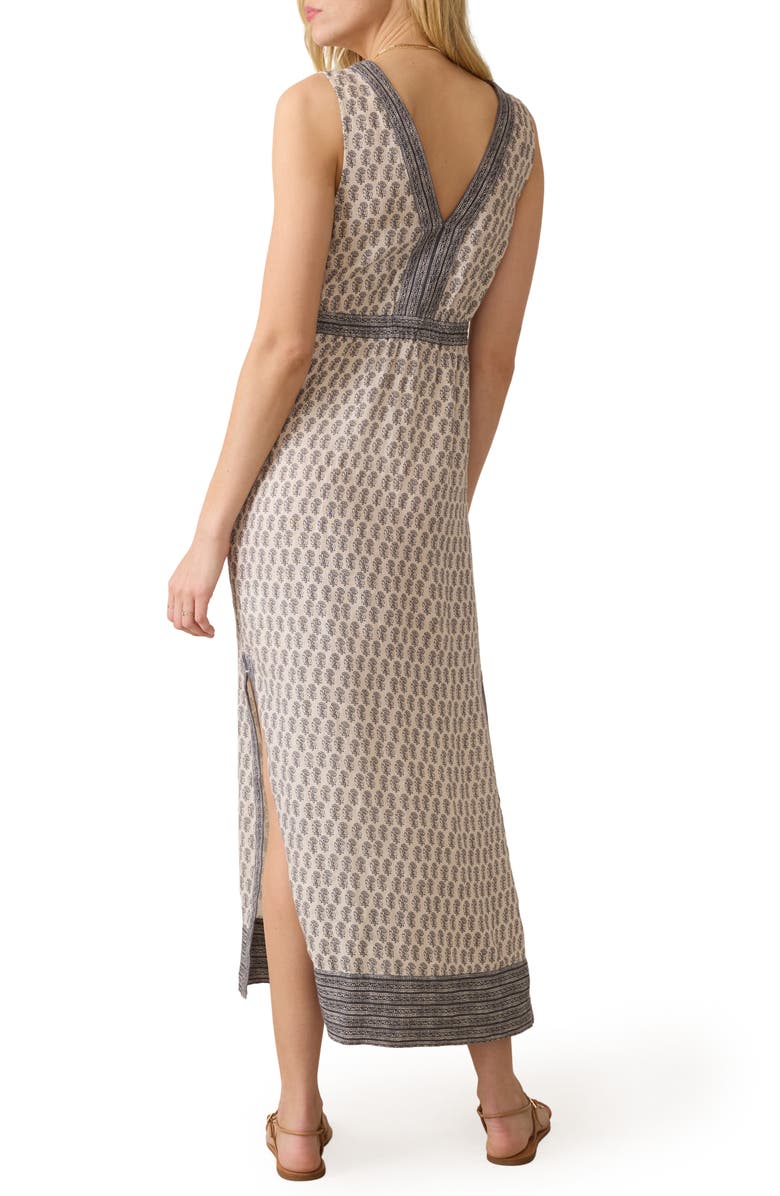 Faherty Macey Sleeveless Linen Maxi Dress, Alternate, color, Summer Pearl Blossom