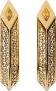 Burberry Hollow Spike Pavé Earrings