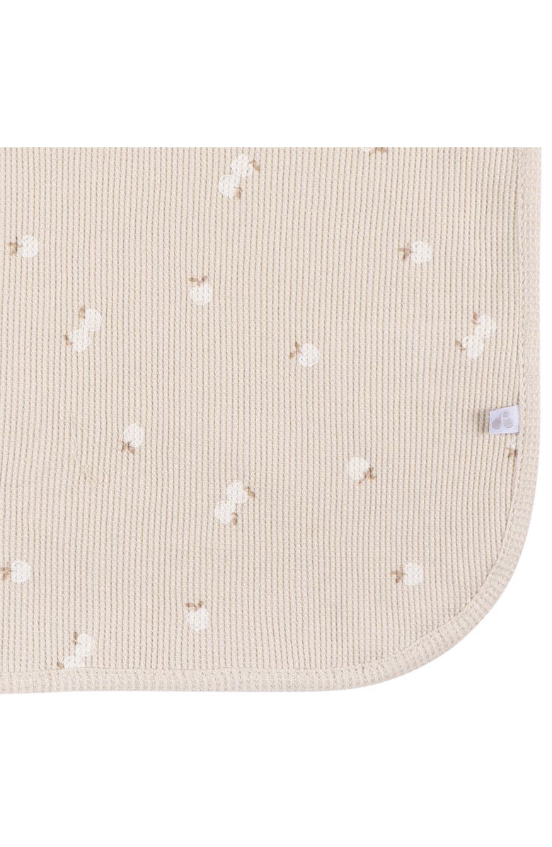 Just Born Tan Cotton Blankets 2-Pack Set, Alternate, color, Tan Fruit