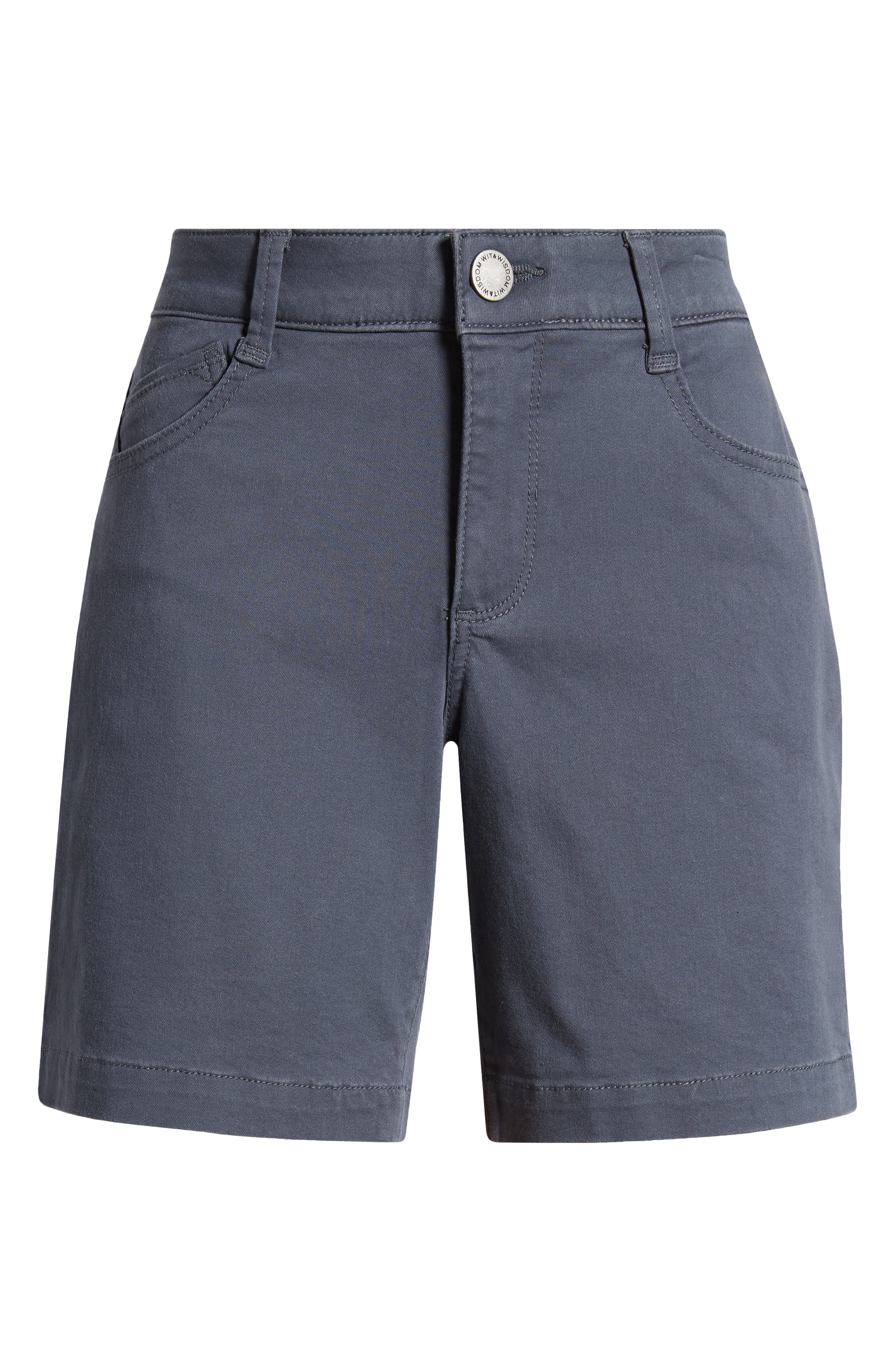 Wit & Wisdom Mid Length Stretch Twill Shorts (Women) | Nordstrom