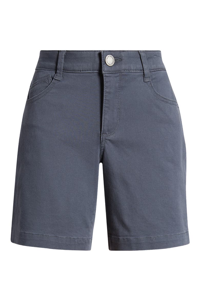 Mid Length Stretch Twill Shorts, Alternate, color, SHADOW
