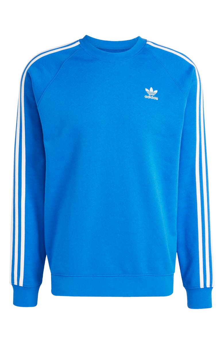 adidas Adicolor 3-Stripes Trefoil Logo Fleece Sweatshirt, Alternate, color, 