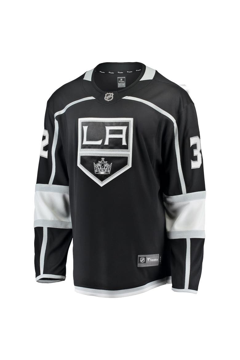 Youth Fanatics Branded Jonathan Quick Black Los Angeles Kings Home Breakaway Player Jersey, Alternate, color, Black