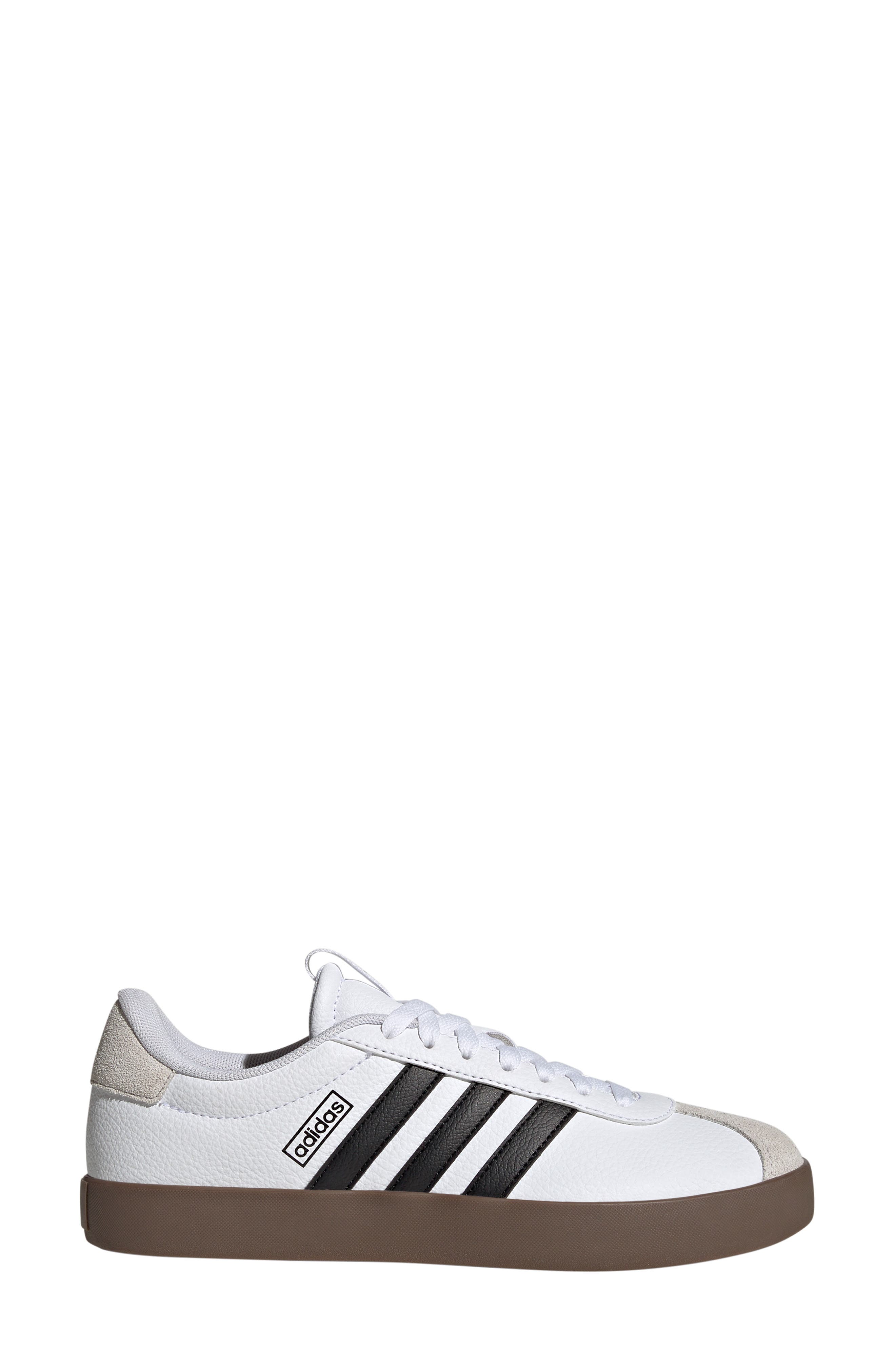 adidas VL Court 3.0 Sneaker, Alternate, color, White/ Core Black/ Grey One