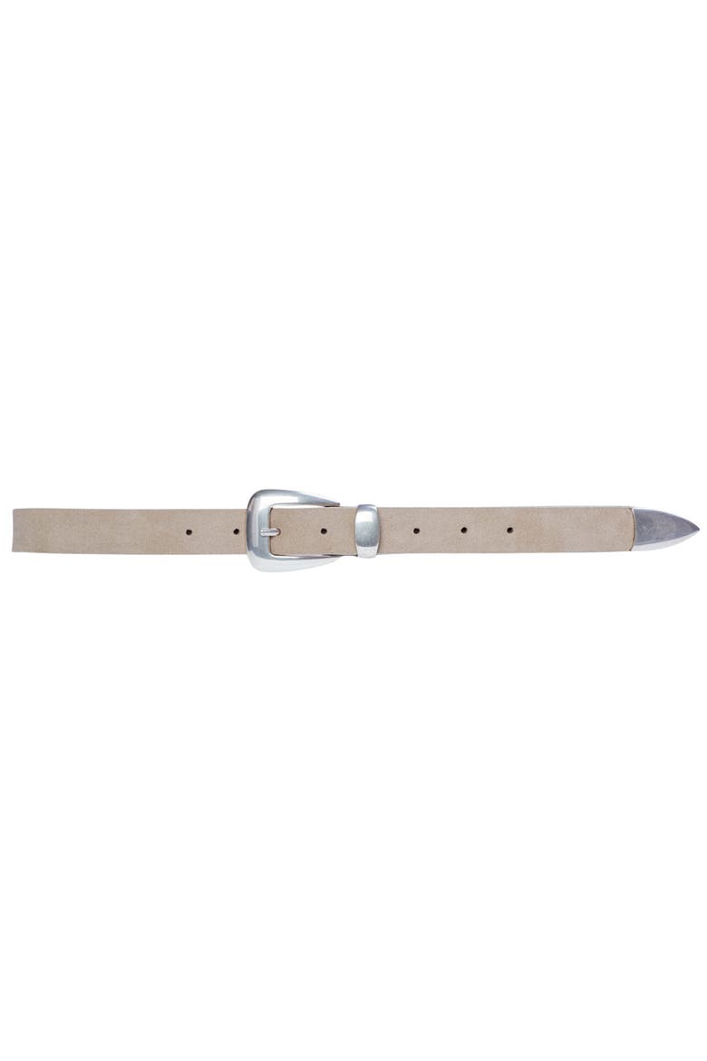 Tetra Belt, Main, color, Sand Suede / Silver