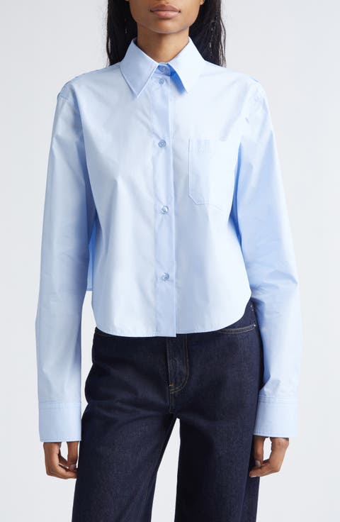 Ceppo Pleated Poplin Button-Up Shirt
