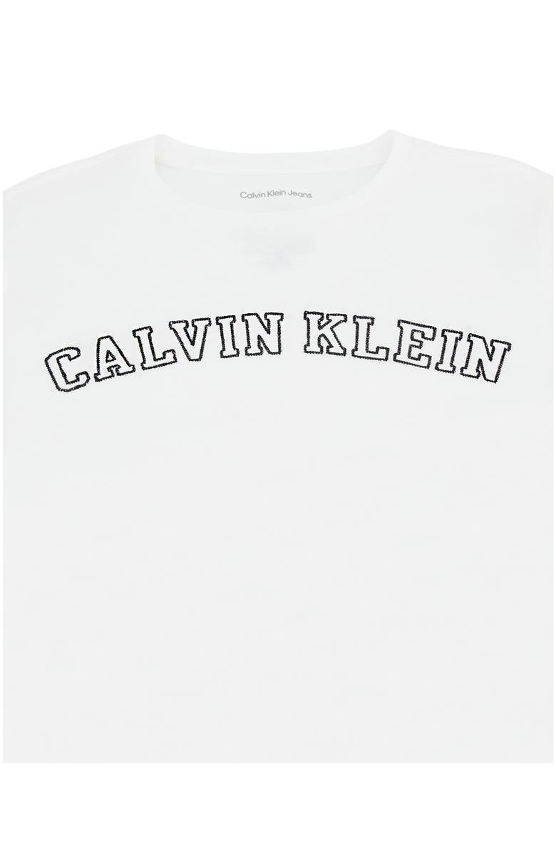 Calvin Klein Kids' Varsity Logo T-Shirt, Alternate, color, White