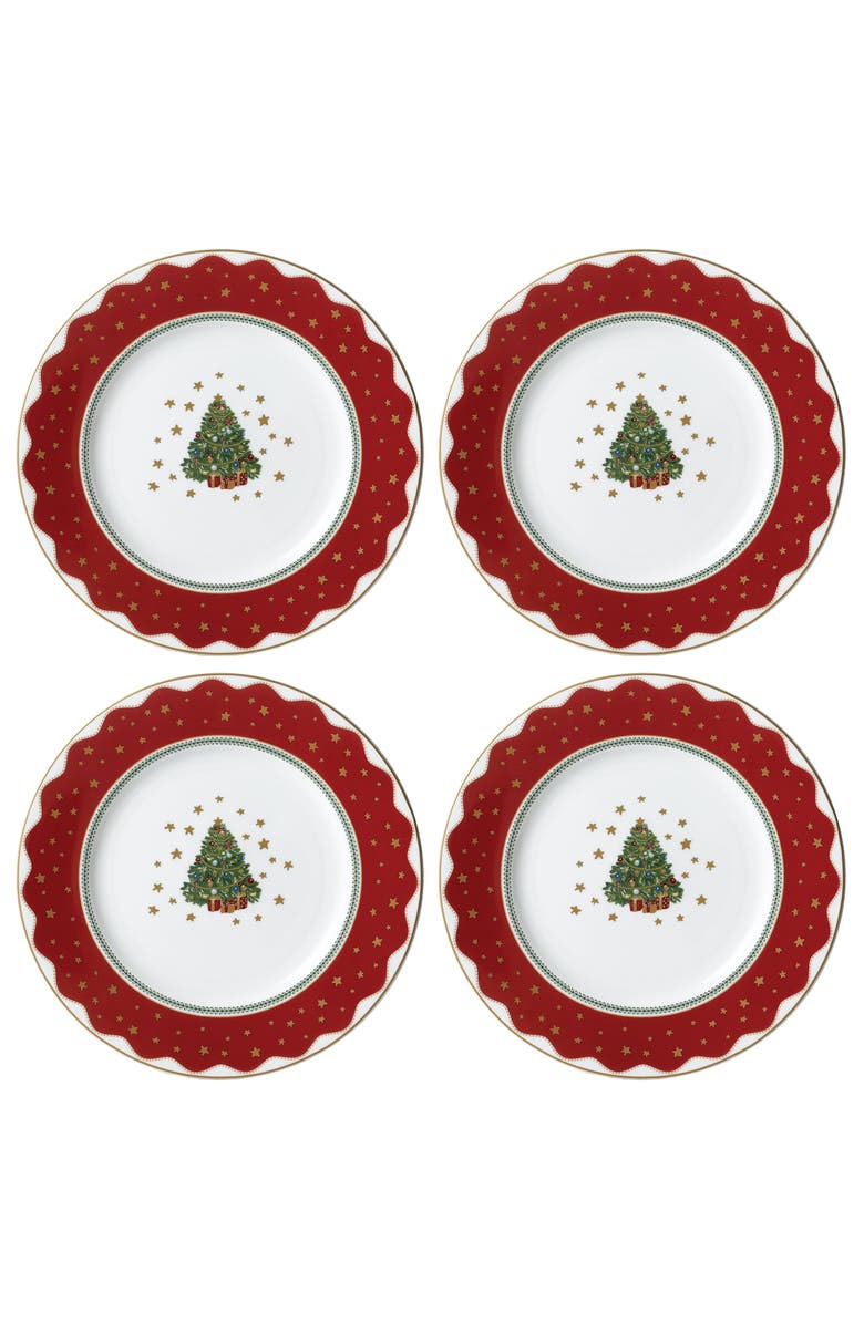 Prouna My Noel Canape / Dessert Plate, set of 4, Main, color, White