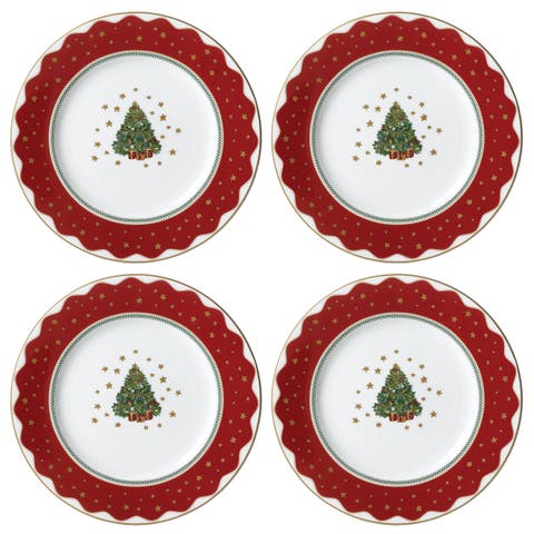 My Noel Canape / Dessert Plate, set of 4