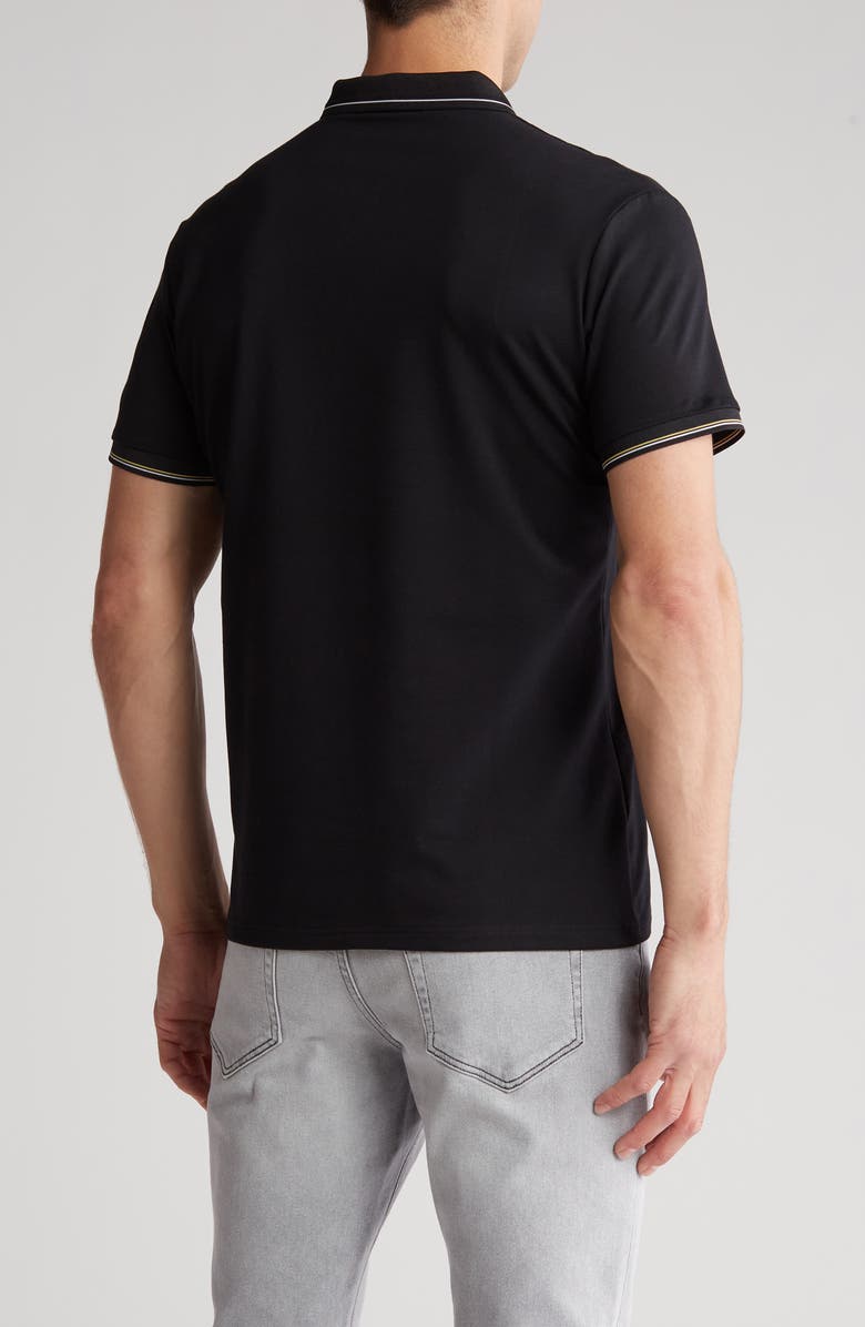 T.R. PREMIUM Tipped Short Sleeve Knit Polo, Alternate, color, 