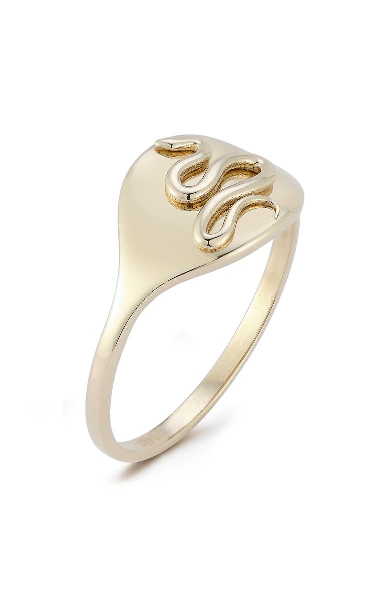 Ember Fine Jewelry Snake Ring, Main, color, Gold