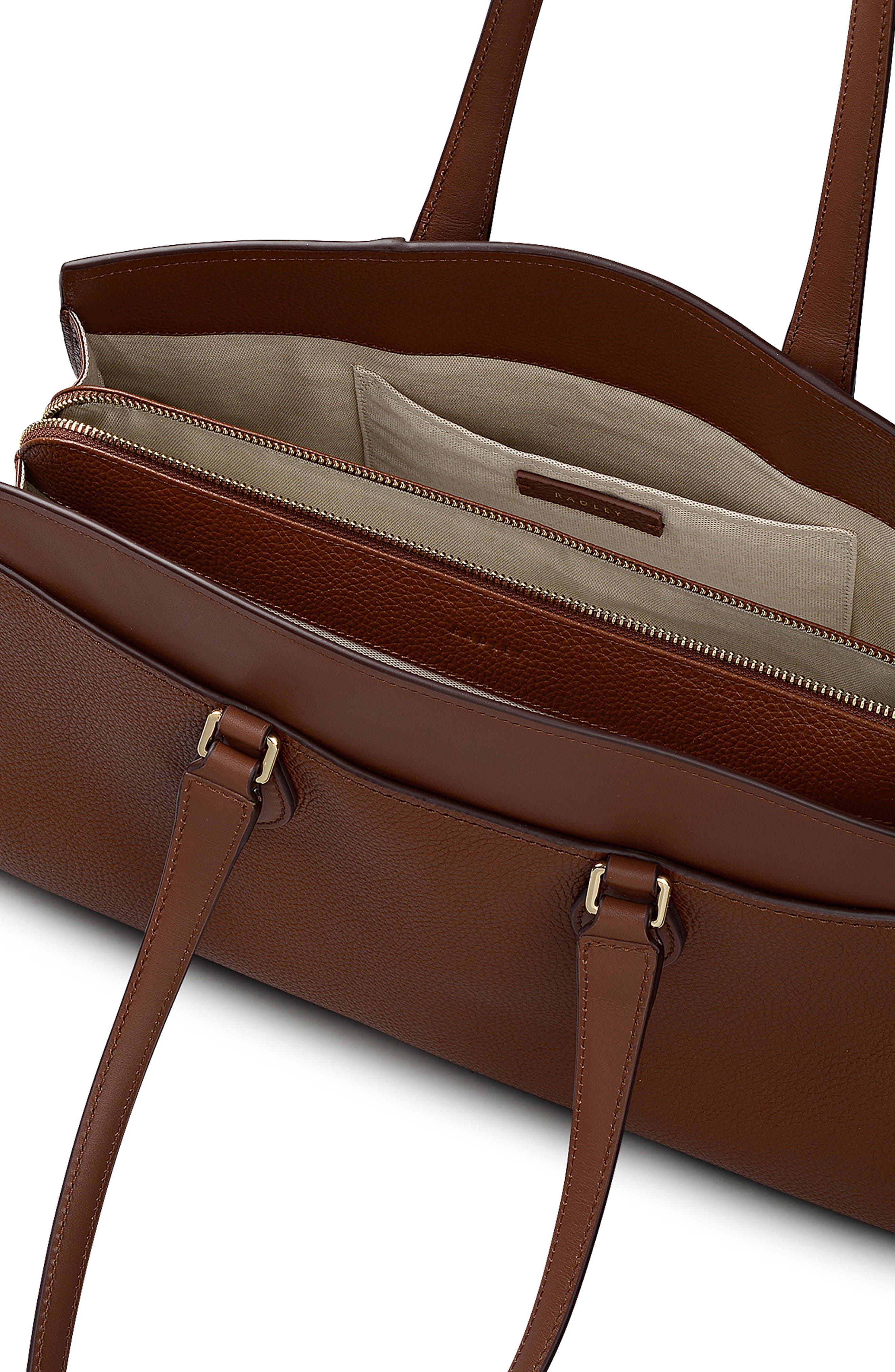 Radley Portland Way Large Laptop Tote, Alternate, color, Cherrywood