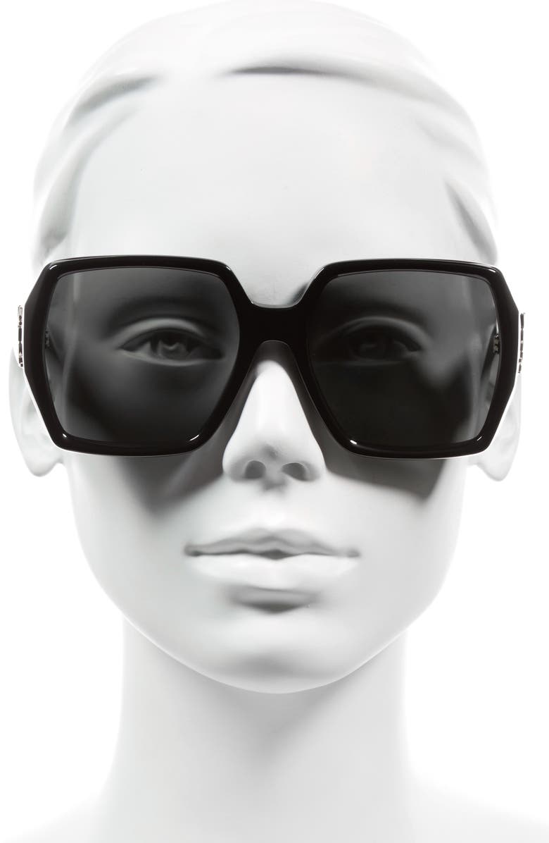 Saint Laurent 58mm Square Sunglasses, Alternate, color, 