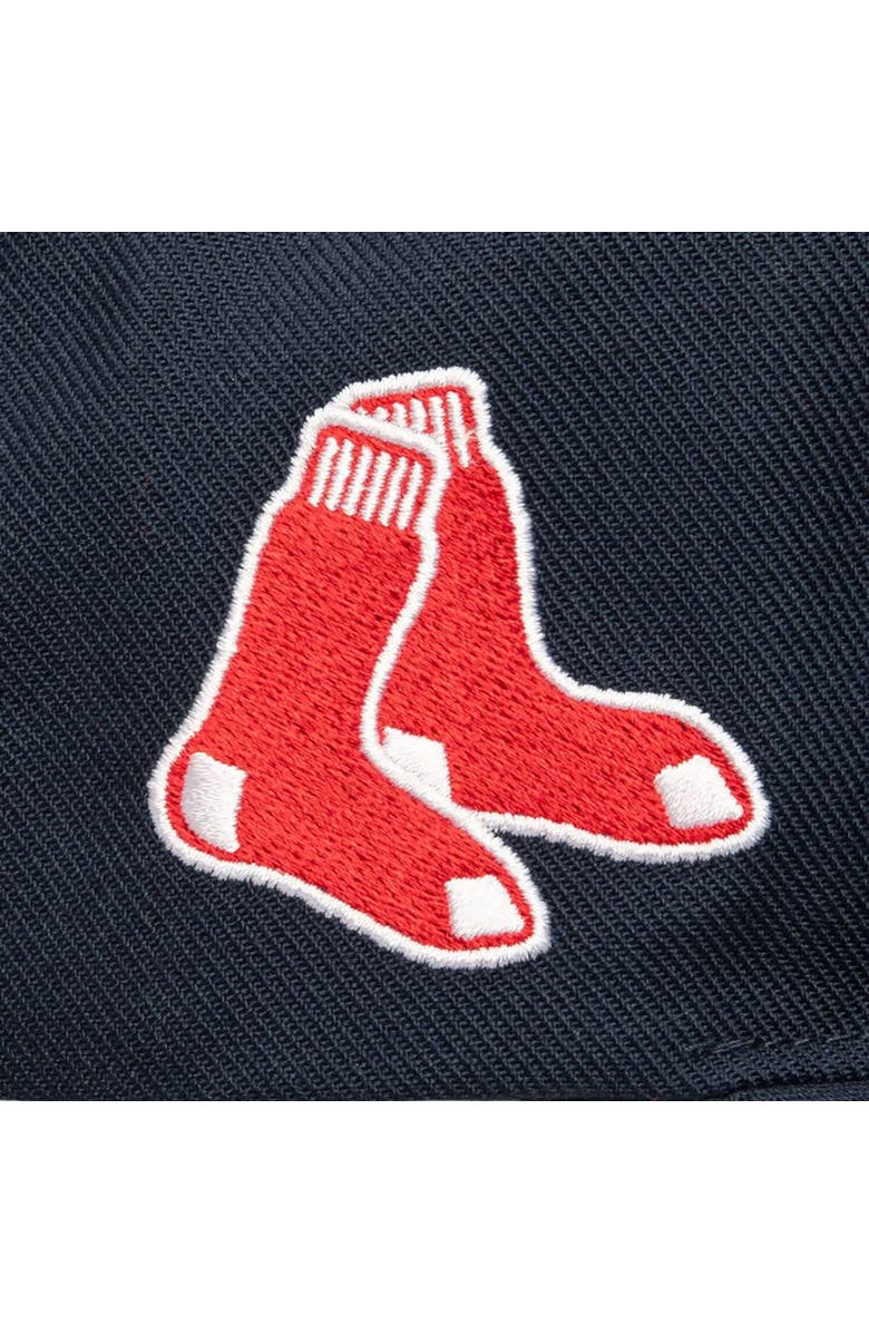 Mitchell & Ness Men's Mitchell & Ness Navy Boston Red Sox Double Up Snapback Hat, Alternate, color, Navy