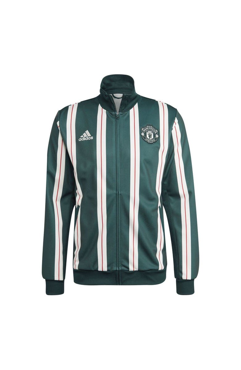 adidas Men's adidas Green Manchester United Lifestyle Full-Zip Track Top, Main, color, Green