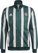 adidas Men's adidas Green Manchester United Lifestyle Full-Zip Track Top