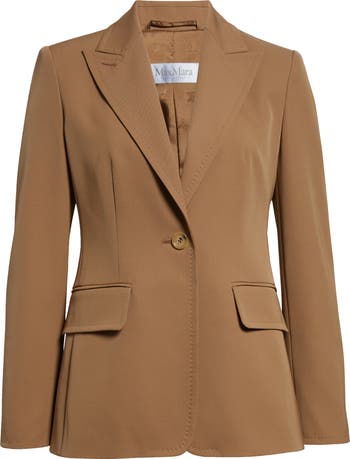 【関税込み】max mara Palchi' blazer MAX MARA Palchi wool-twill blazer | NET-A-PORTER