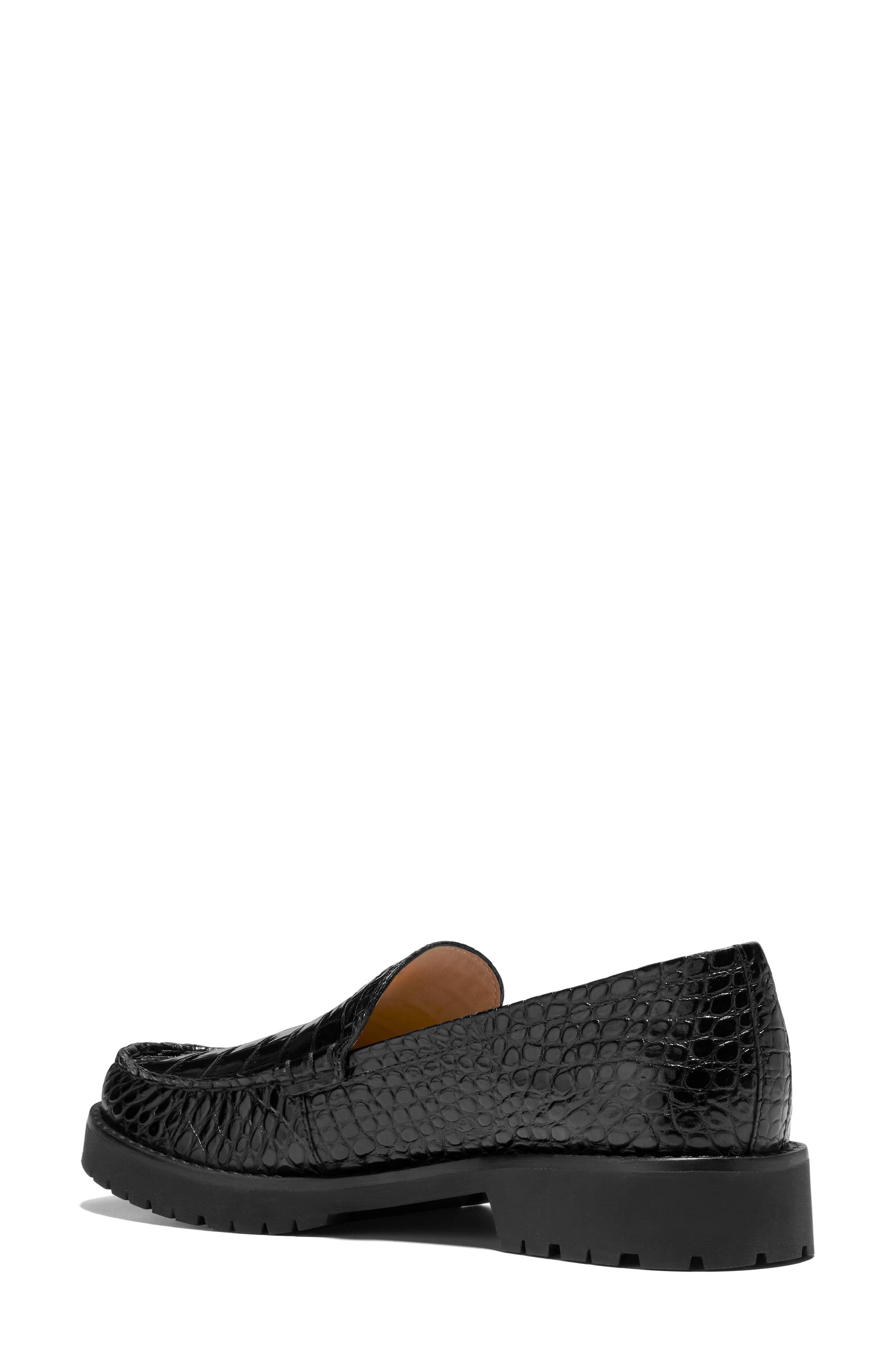 Женские туфли Cole Haan Thelle Croc Embossed Loafer — фото 3