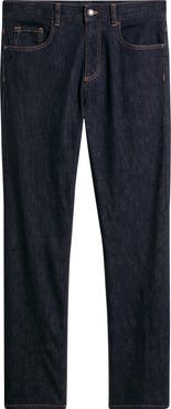 Canali Regular Fit Stretch Cotton 
Wool Jeans