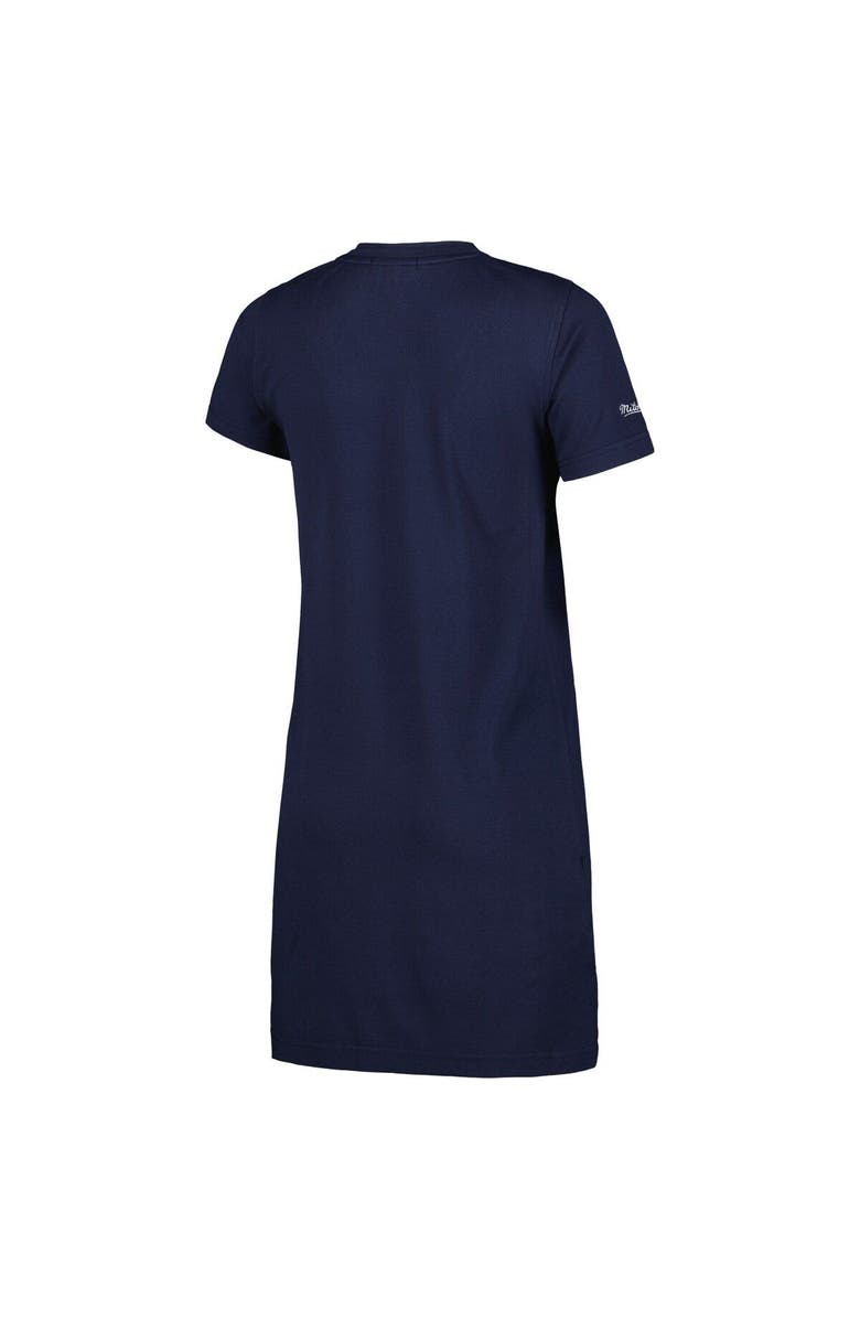 Mitchell & Ness Women's Mitchell & Ness  Navy New York Yankees Cooperstown Collection V-Neck Dress, Alternate, color, Navy
