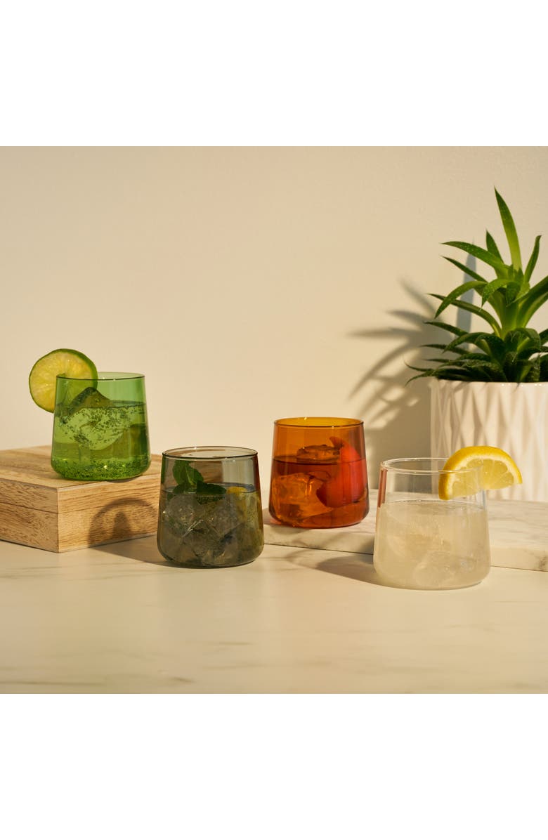 Viski Aurora Cocktail Tumblers, Alternate, color, Assorted