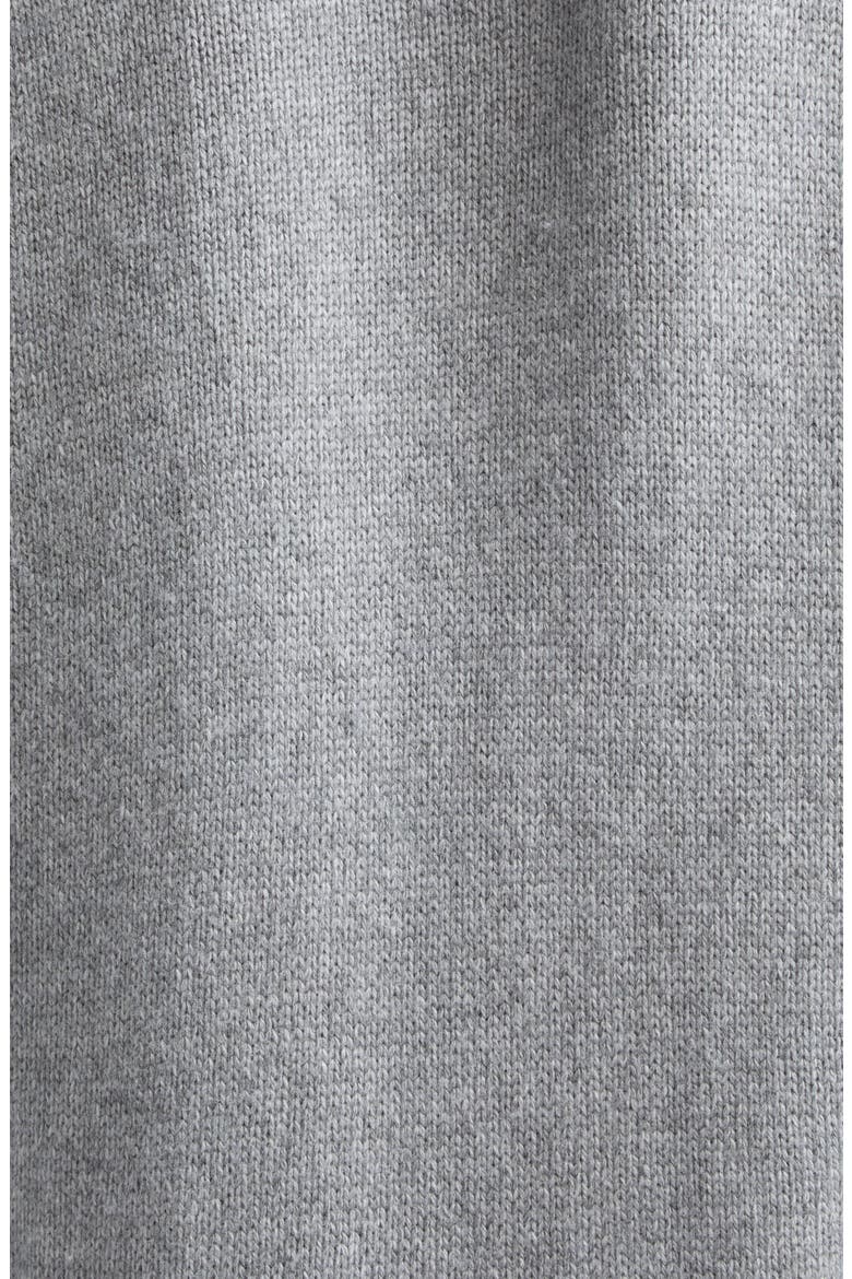 Santina Mixed Media Sweater, Alternate, color, HEATHER GREY/ BLUE MULTI