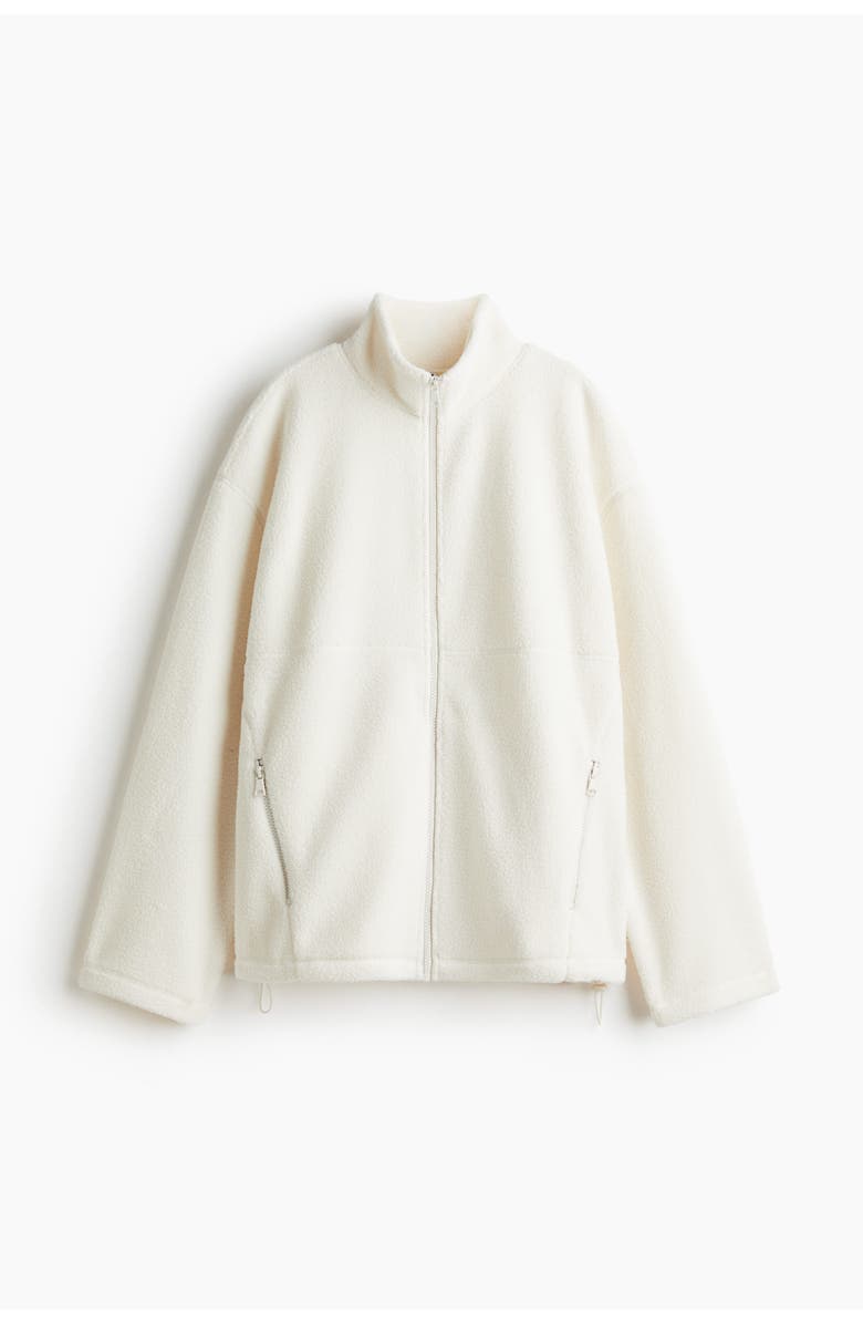 H&M Teddy Jacket, Main, color, White