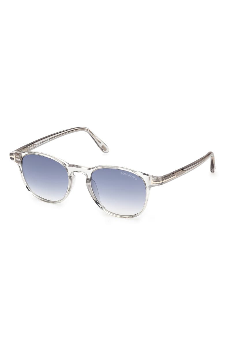 TOM FORD Holt 50mm Gradient Round Sunglasses, Alternate, color,