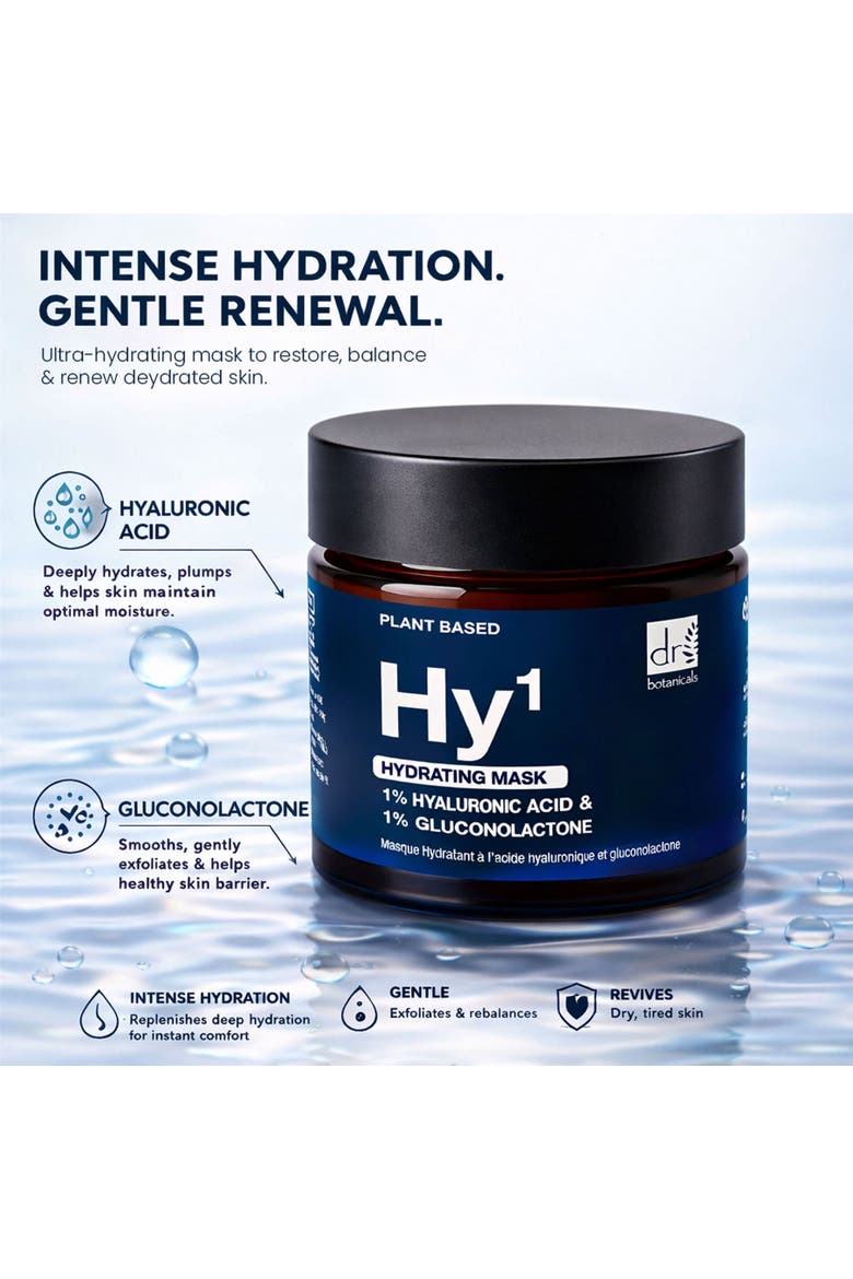Hydrating Mask 1% Hyaluronic Acid & 1% Gluconolactone, Alternate, color, None