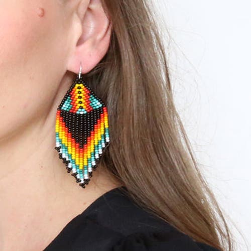 Fosterie Bellini Embera Earrings In Orange