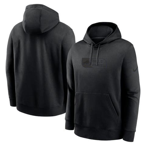 Men's Nike Black Buffalo Bills Edge French Terry Club Pullover Hoodie