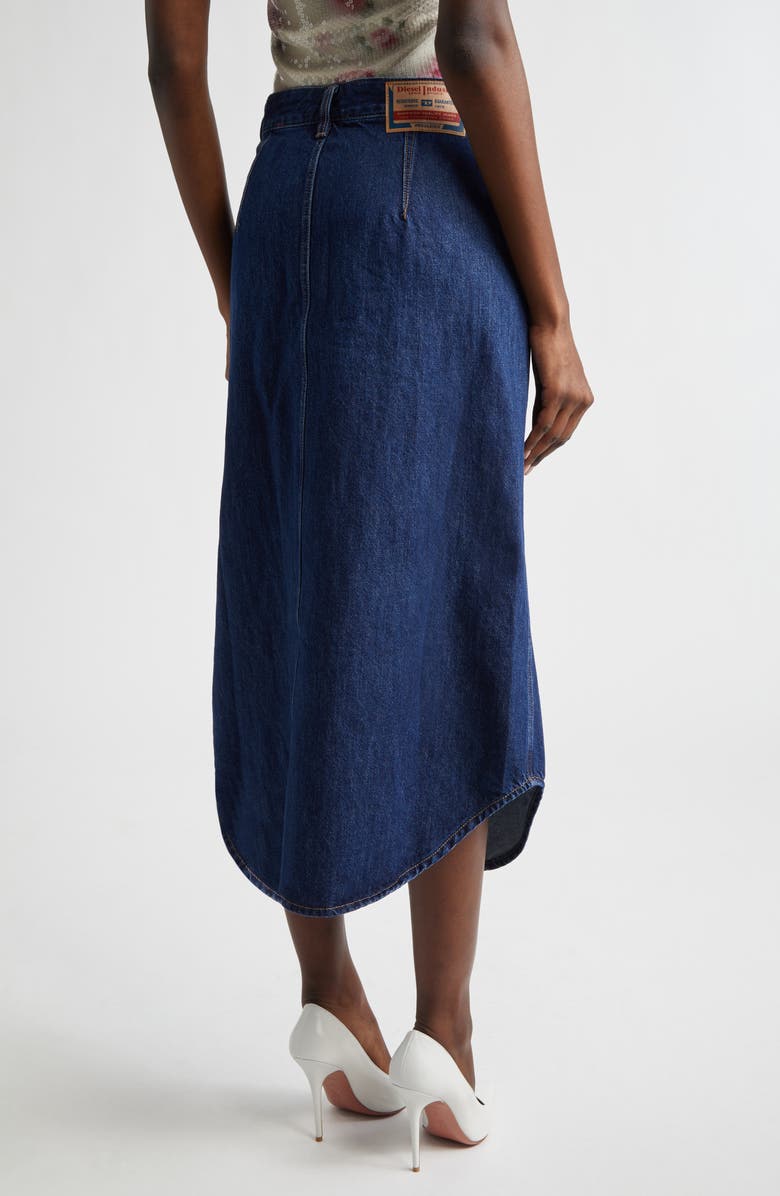DIESEL<sup>®</sup> De-Ard Denim Midi Skirt, Alternate, color, Denim