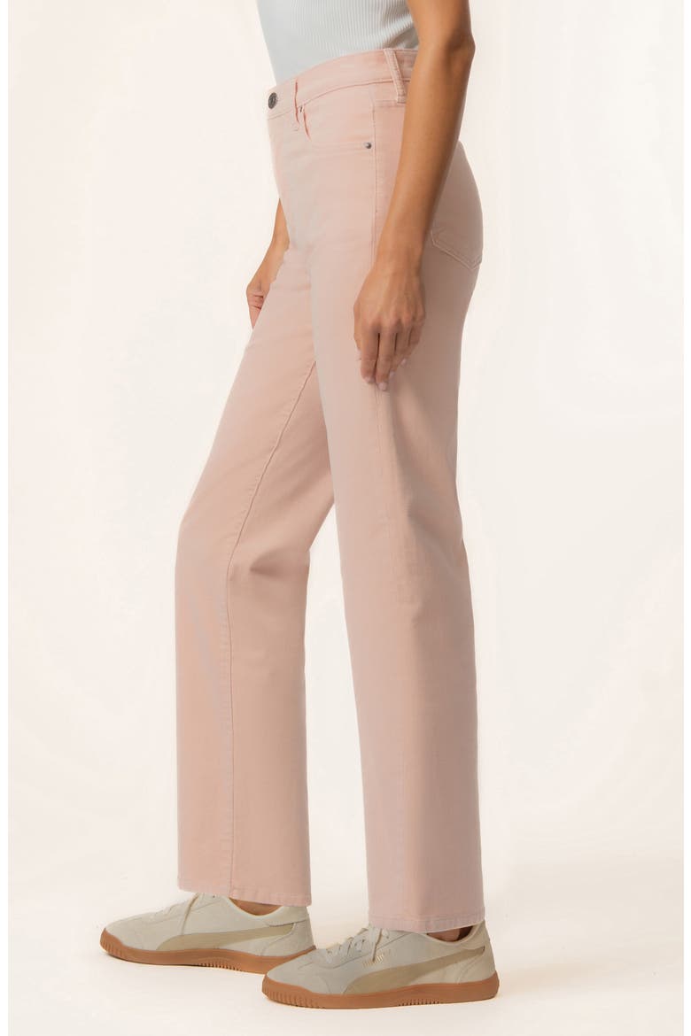 Avery High Waist Ankle Straight Leg Corduroy Pants, Alternate, color, PINK DIAMOND
