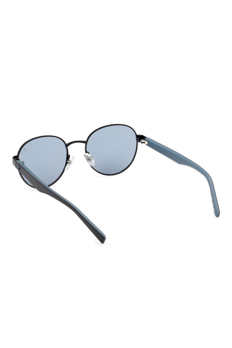 50mm Sunglasses, Alternate, color, SHINY BLACK / SMOKE POLARIZED
