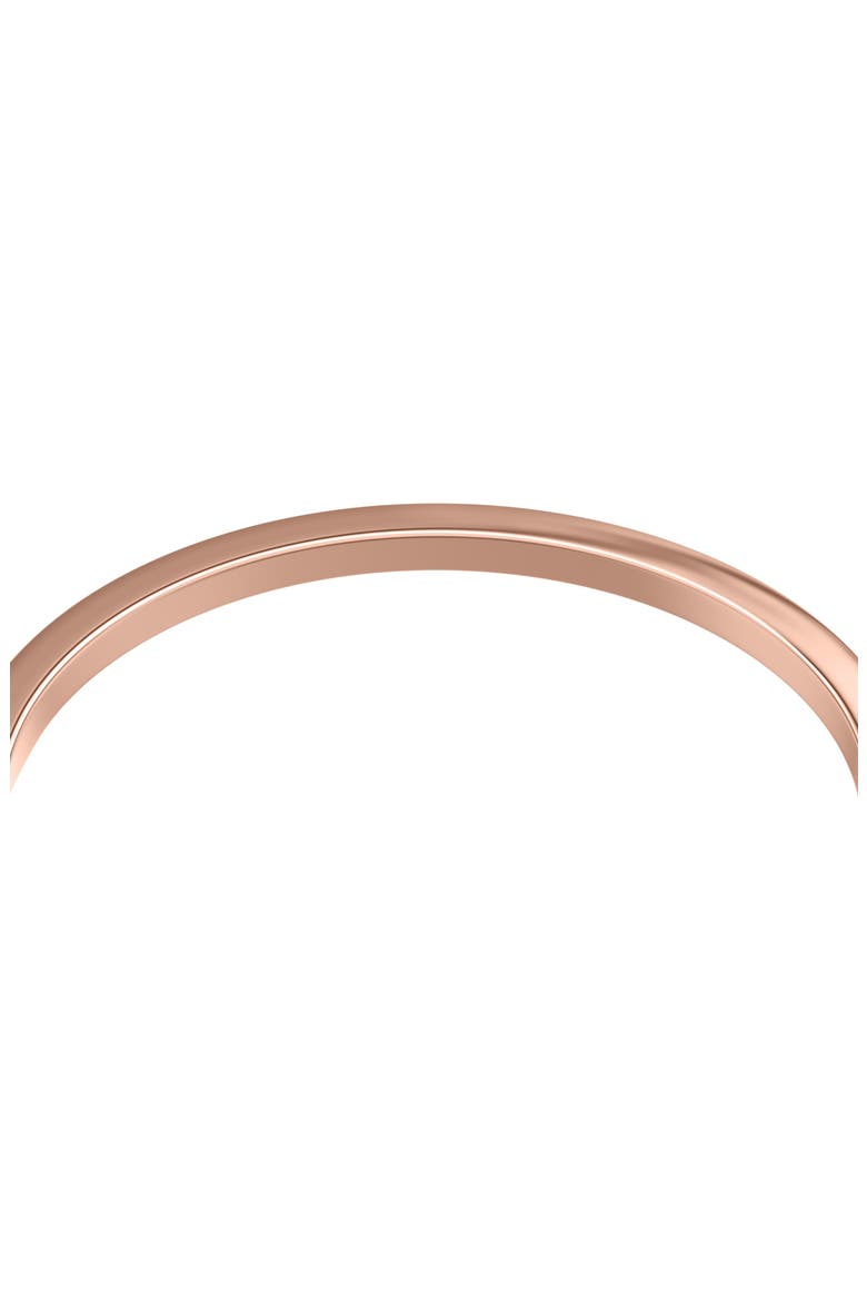 Ellis Pavé Crystal Bangle Bracelet, Alternate, color, ROSE GOLD