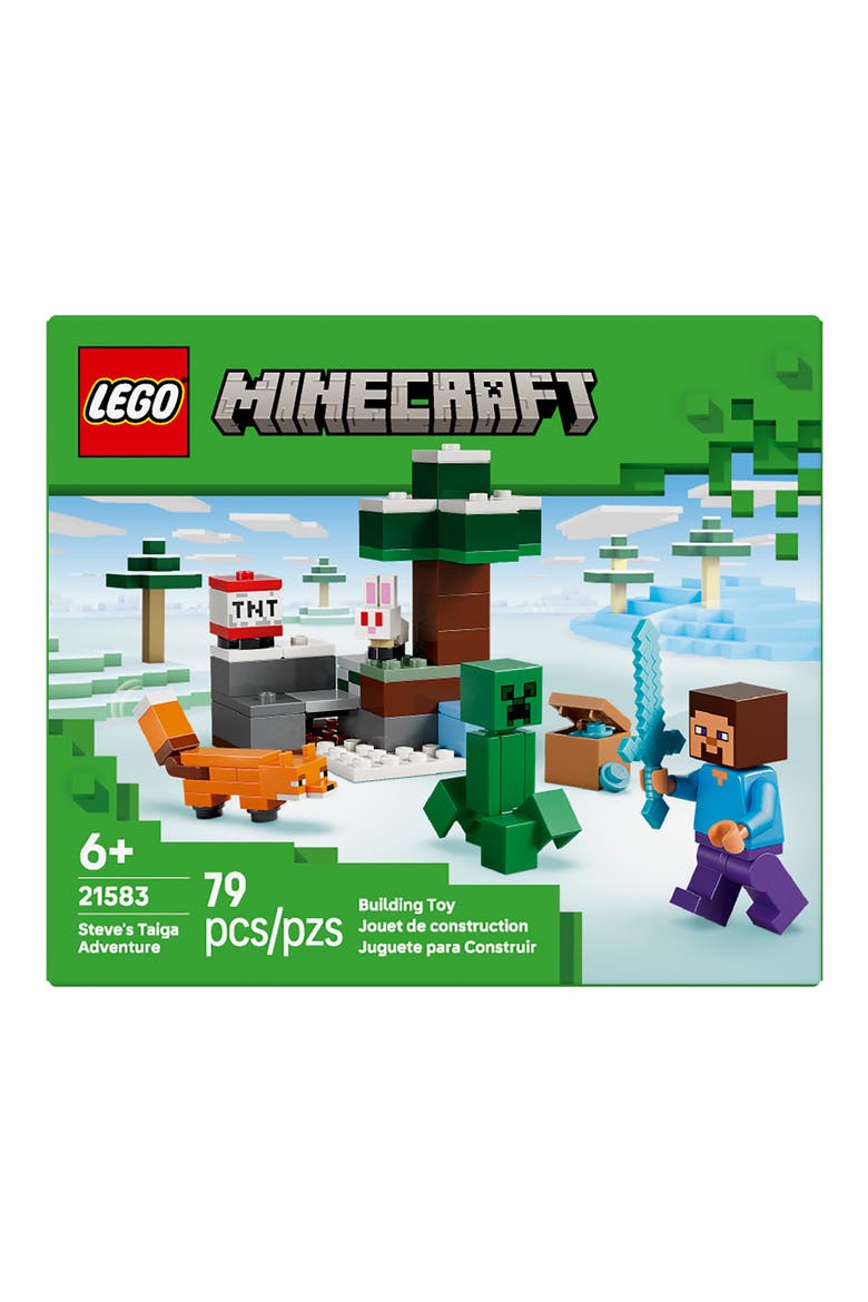 Minecraft Steve's Taiga Adventure Building Set 21583, Alternate, color, MULTI