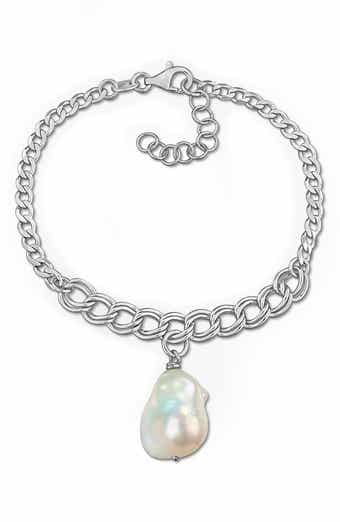 Cultured Pearl Chain Bracelet