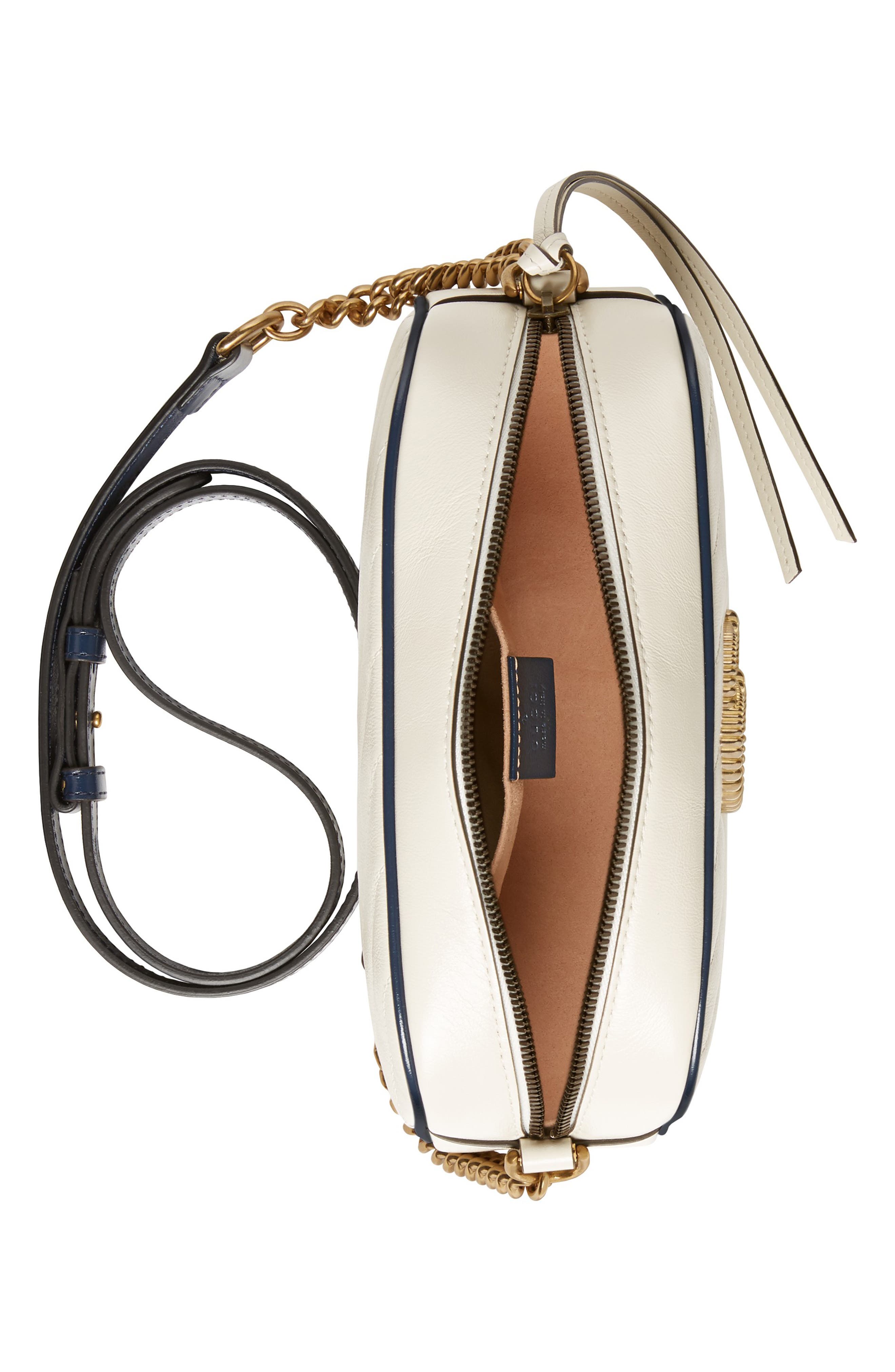 Gucci Small GG 2.0 Matelassè Leather Camera Bag, Alternate, color, 