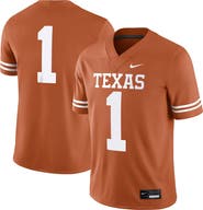 Nike Men's Nike #1 Texas Orange Texas Longhorns Game Jersey