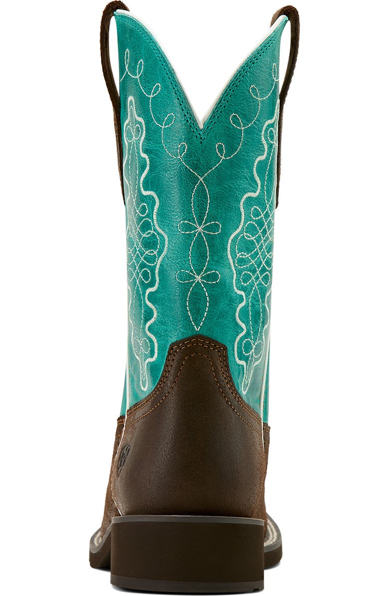 Ariat Callie Distressed Western Boot, Alternate, color, Brown