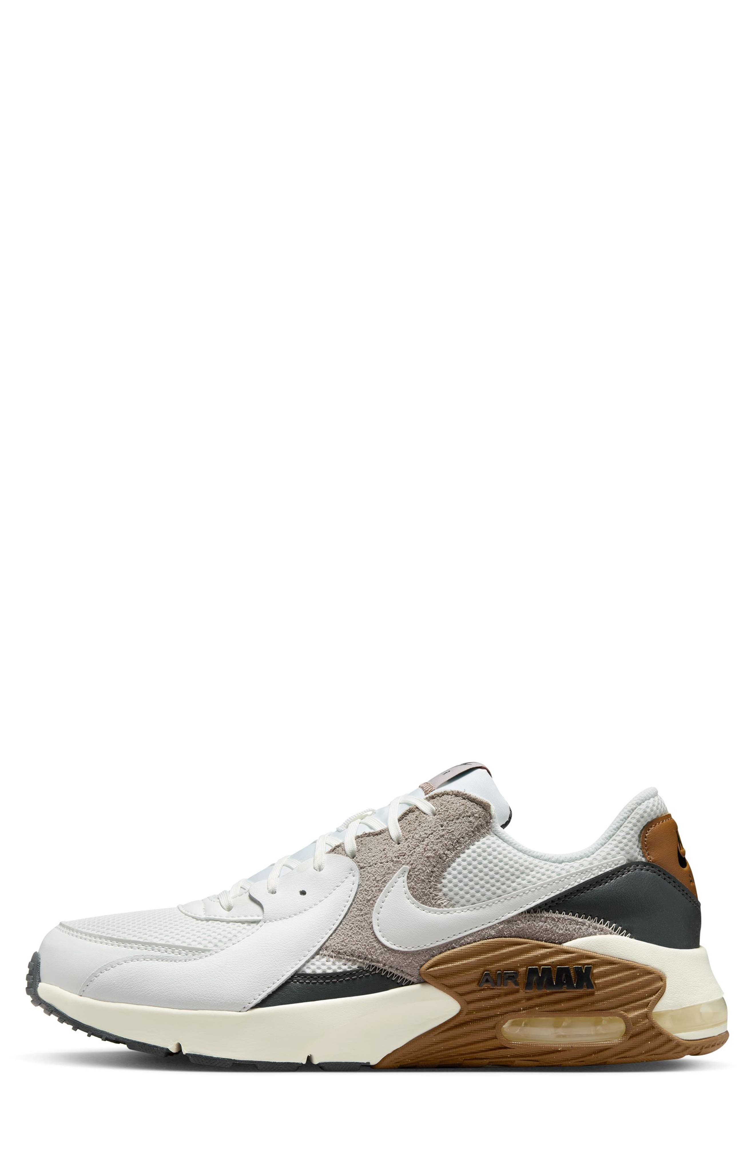Nike Air Max Excee Sneaker, Alternate, color, 102 Summit White/Summit White-Lt British Tan