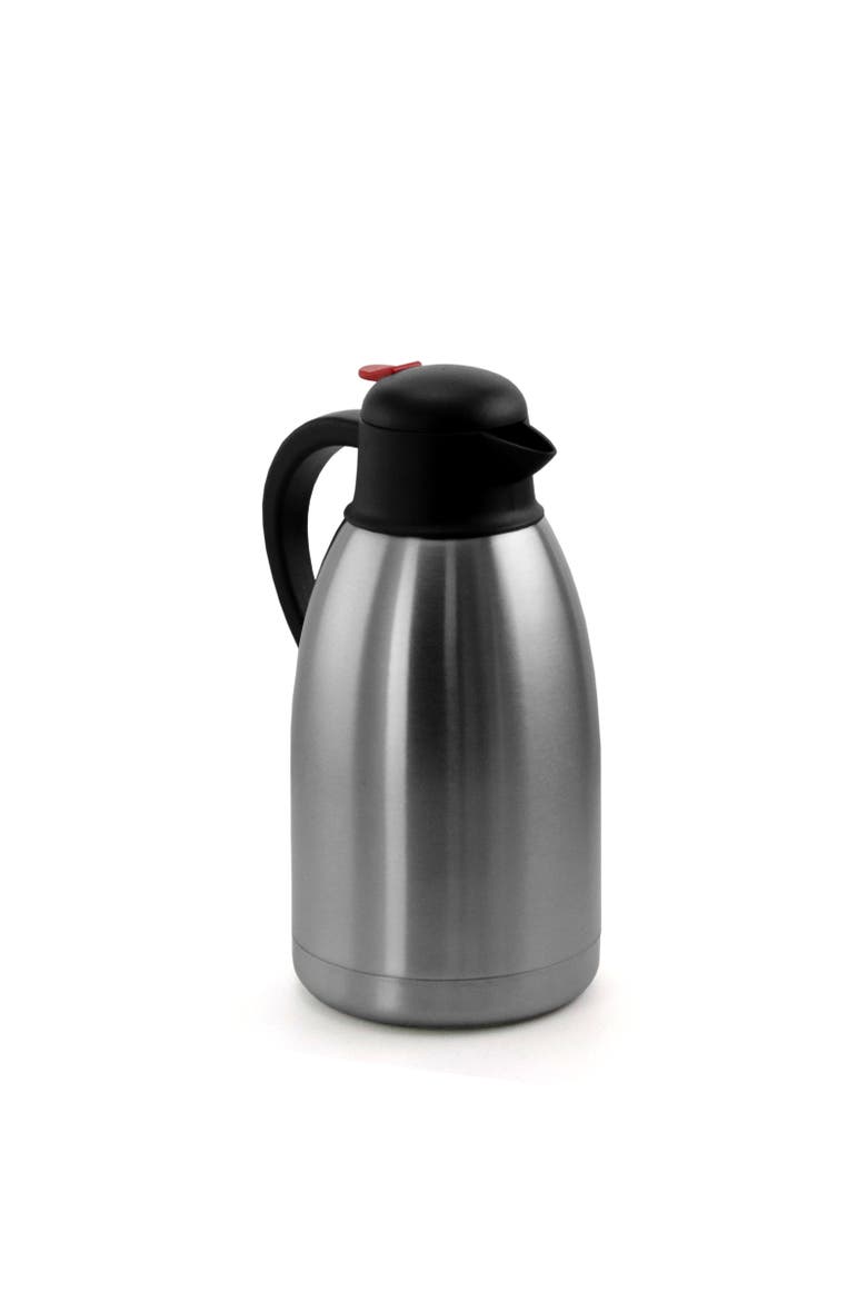 2.11 Quart Stainless Steel Thermal Beverage Carafe for Coffee and Tea, Main, color, Silver