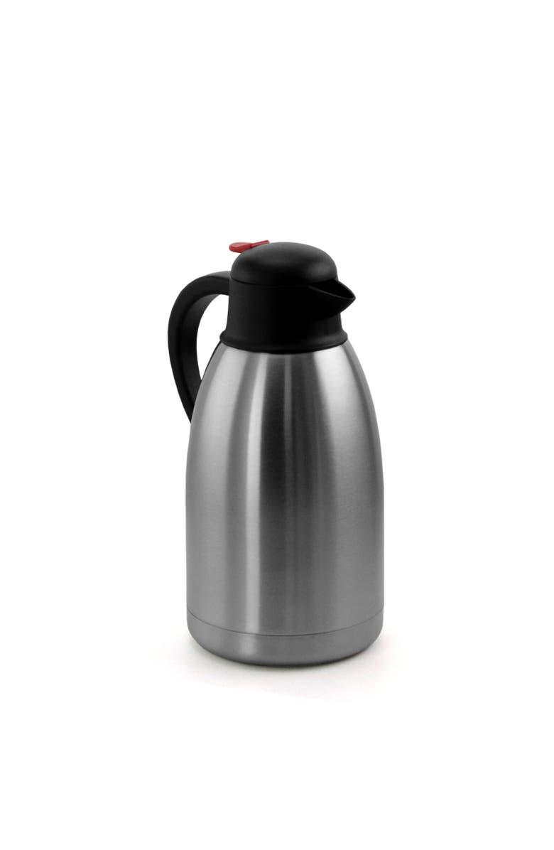 Megachef 2.11 Quart Stainless Steel Thermal Beverage Carafe for Coffee and Tea, Main, color, Silver