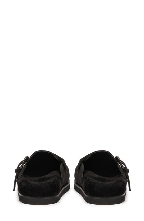 Saint G Levy Faux Fur Platform Slide Sandal