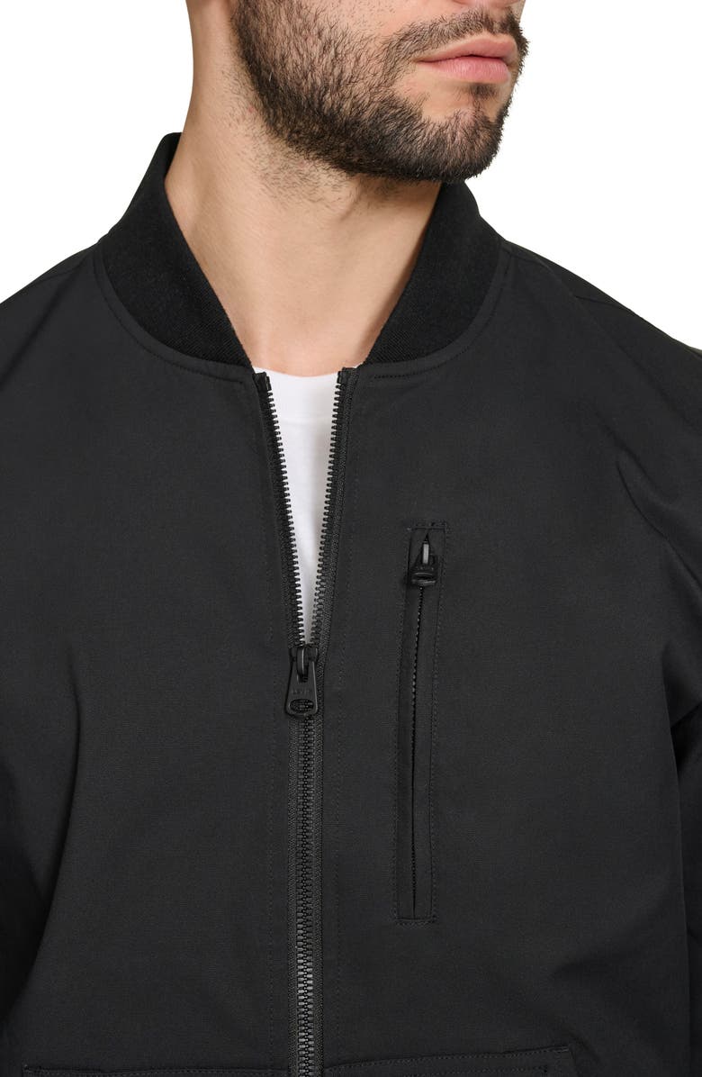 Levi's Oxford Water Resistant Bomber Jacket, Alternate, color, Black