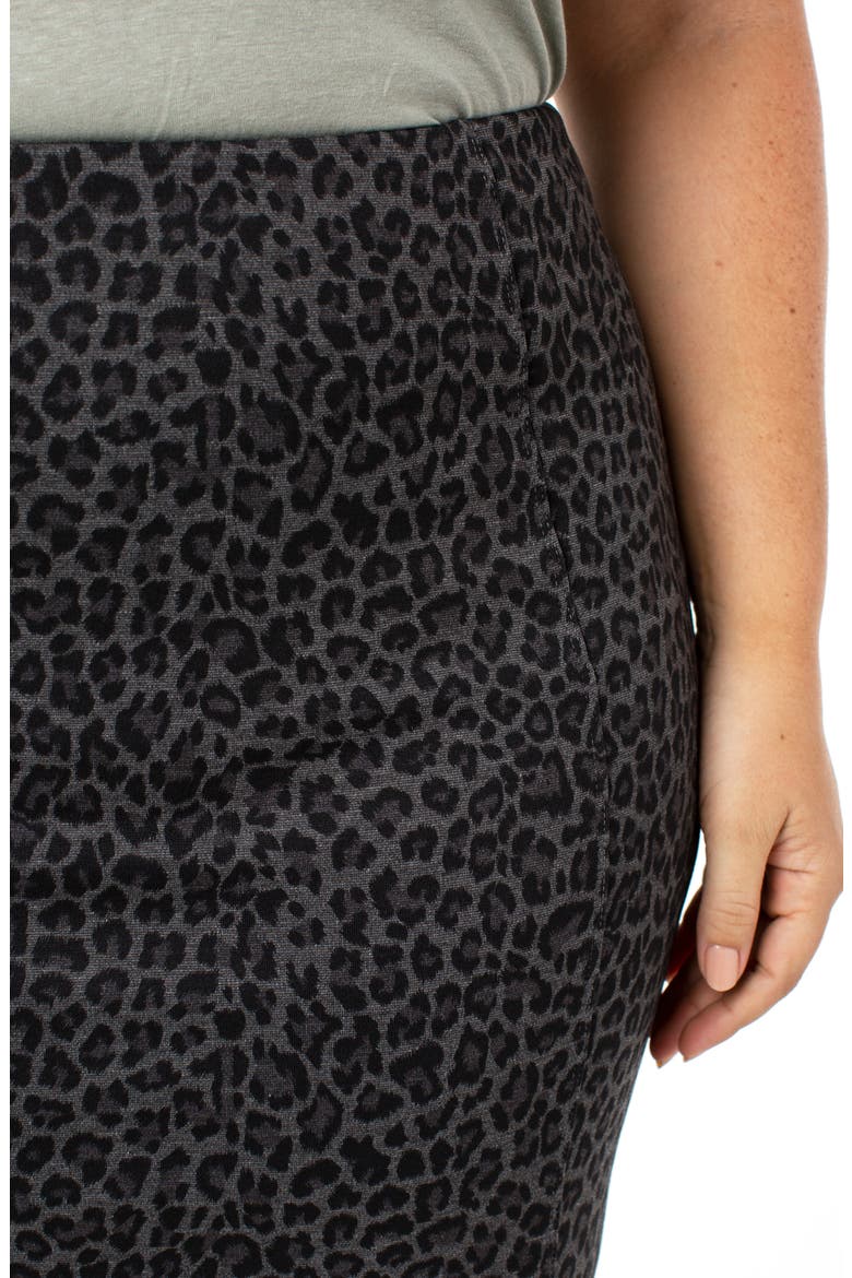 Reese Pencil Skirt, Alternate, color, GREY/ BLK CHEETAH