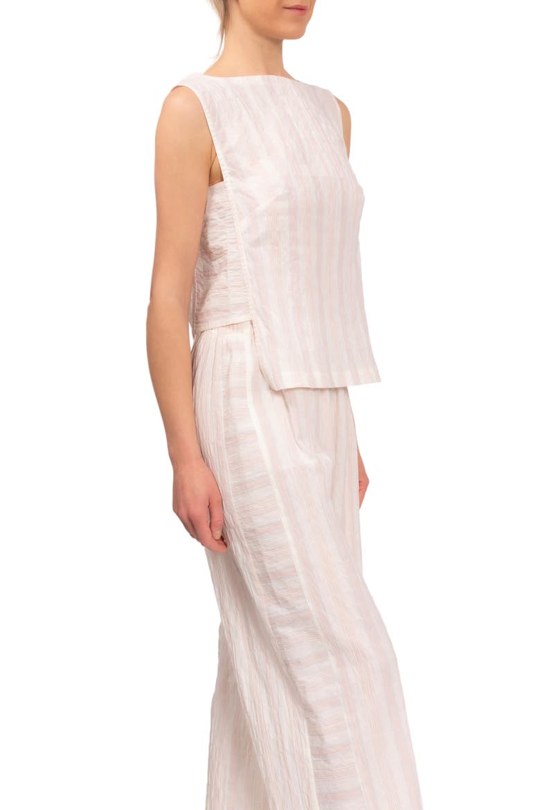 Piper Stripe Cotton Pajamas, Alternate, color, STRAWBERRY STRIPE