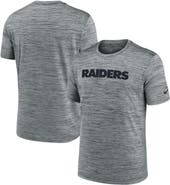 Nike Men's Nike Gray Las Vegas Raiders Velocity Performance T-Shirt